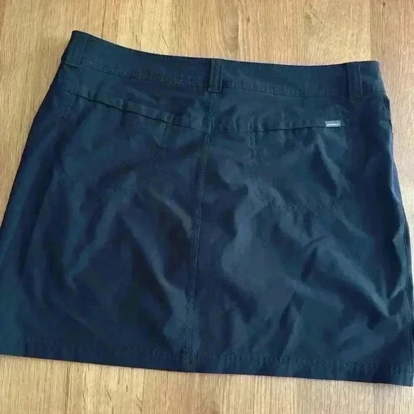 Eddie Bauer Skort- Skirt w/shorts - Black - Size 12 - Picture 2 of 5